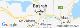 Al Basrah map